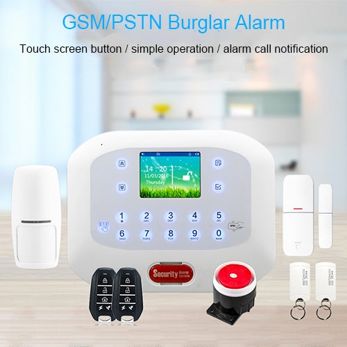 DY-GSM50A 8 in 1 Kit 315MHz / 433MHz Wireless GSM/PSTN Intelligent Anti-Burglar Alarm System, Touch Panel LCD Screen, DY-GSM50A DY-GSM50A 8 in 1 Kit 315MHz / 433MHz Wireless GSM/PSTN Intelligent Anti-Burglar Alarm System, Touch Panel LCD Screen, DY-GSM50A